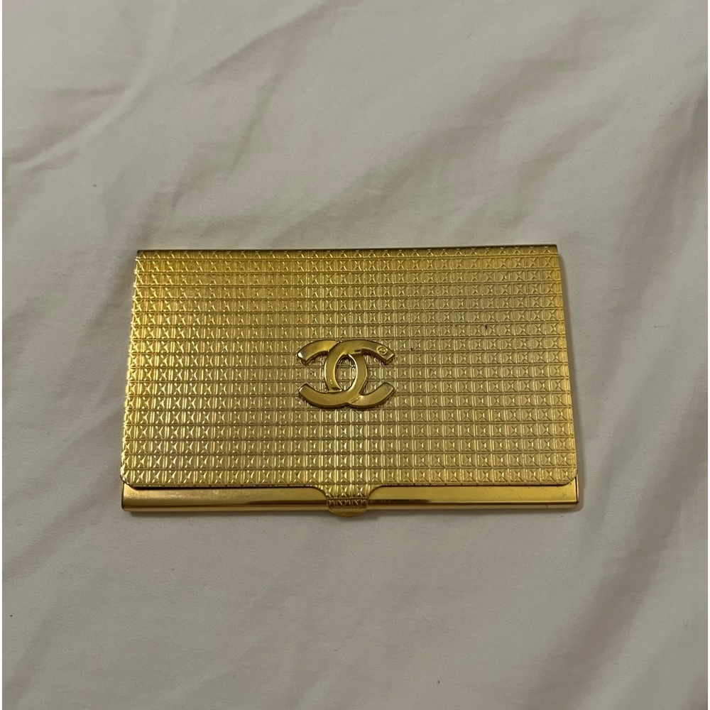 Chanel vintage business card holder